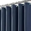 Fabricante de Cortinas de Ducha, Cortinas de Ducha Impermeables de Poliéster de Color Sólido Transfronterizas, Cortinas de Baño, Cortinas Colgantes Opacas, Cortinas Divisorias para Hotel