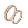 Joyería de Amazon personalidad anillo simple de acero inoxidable esmerilado ancho y estrecho moda anillo negro anillo de cola para estudiante