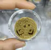 Adesivo de Telefone de Ouro Puro 999 para Riqueza Instantânea, com Adesivo Traseiro, Adesivo de Ouro 2mg, Presente Promocional para Lojas de Ouro em Transmissão ao Vivo
