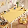 Alfombrilla de escritorio de dibujos animados para niños, alfombrilla de protección de escritorio para estudio de estudiante, mantel impermeable lavable de cuero para mesa de computadora