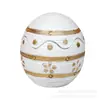 Artesanato em Resina Transfronteiriço, Porta-Vela de Ovo em Rattan com Padrão Europeu, Vela Perfumada, Decoração de Casa, Presente de Lembrança