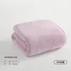 Toalla Espesa con Diseño de Rejilla de Piña Chuhui Suave y Absorbente para Niños y Adultos Toalla Facial Toalla Gruesa de Coral Fleece