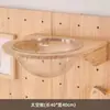 Árbol para Gatos Casero Tablero con Agujeros Cama para Gatos Madera Maciza Tablero Rascador para Gatos Hecho a Mano Auto-hecho Villa Plataforma para Saltar Cápsula Espacial Cama para Gatos