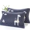 Envío gratis fábrica de toallas para almohada de adulto algodón grueso gasa toalla para almohada pareja de bodas bufanda toalla para almohada de estudiante venta al por mayor