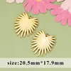 Venda Quente Transfronteiriça Retrô Francês Folha Flor Aço Titânio Joia Pingente Brincos Colar DIY Acessórios Semi-Acabados