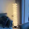 Luminária de chão moderna em formato de cabaça para decoração de sala de estar e quarto, criando um ambiente com sensação de luxo leve e de alta qualidade, luminária de mesa de chão criativa