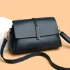 Bolsa Quadrada Pequena de Novo Estilo Transfronteiriça para Mulheres, Bolsa Elegante Versátil de Cor Sólida para Mães, Bolsa Transversal, Grande Capacidade, Prática, Bolsa de Ombro Leve