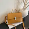 Bolso de Moda Nuevo para Comercio Transfronterizo, Bolso Cuadrado Pequeño Versátil con Hebilla de Cierre Simple, Aspecto de Alta Gama, Bolso Cruzado para Mujer
