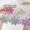K9 Nuevos Strass Cuadrados 4x4 de Fondo Plano Super Brillantes para Uñas, Strass de Forma Irregular de Colores, Tamaño Pequeño, para Rellenar Espacios, Apilar y Pegar Decoraciones