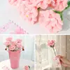 Nuevas Flores de Palo Retorcido en un Cubo, Claveles, Campanillas, Peonías, Flores Artificiales Creativas y Exquisitas, Regalos para Fiestas