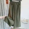 Falda Midi de Algodón y Lino Nueva Primavera/Verano 2026 Retro Simple Versátil Diseño Original Falda Midi Adelgazante Artística Mujer