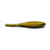 Atacado de Fábrica Isca Biônica Isca Macia Cauda de Agulha Grande Cabeça Gorda Isca 8cm Isca Artificial Cauda Reta Minhoca Macia Isca de Pesca Cor Laranja