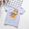 Grande Venda Venda Roupa Infantil Camisetas de Manga Curta Infantil Algodão Infantil de Tamanho Pequeno e Médio Camisetas de Manga Curta Algodão Infantil Desenho Animado Fofo para Meninos e Meninas