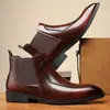 Nuevos Zapatos de Cuero Brillante Estilo Británico para Hombre, Casual de Negocios, Puntiagudos, sin Cordones, Caña Baja, Zapatos de Moda 27005