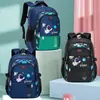 Popular aluno da escola primária spaceman schoolbag crianças Menino 1 carga alívio de proteção da coluna grande capacidade 1-6 mochila de grau atacado