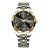 Reloj de Moda Lige/Lige Resistente al Agua con Doble Calendario para Hombre, Reloj de Cuarzo Luminoso, Reloj de Negocios Multifuncional