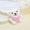 Broche de pelúcia Mini Boneca de Algodão Cartão Urso Coelho Broche Corrente Cachecol Infantil Acessórios Acessórios para Cabelo Acessórios