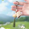 Campanilla de Viento de Cáscara de Fruta Natural Producto Terminado Colgante Llavero Campana de Mano Colgante de Bolso Curativo Adorno para Colgar en el Coche Accesorios Venta al por Mayor