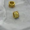 Pingente Cilíndrico Irregular com Textura de Espiga de Trigo Borboleta Nicho Estilo Xiaohongshu, Pequeno e Versátil, Moderno, Dropshipping de Peça Única