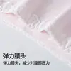 Roupa íntima de algodão puro grau A com entrepernas estendida para meninas, estilo novo, cintura média-baixa, renda, jovem, calcinha tipo biquíni, confortável, respirável, entrepernas estendida