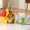 Tenedores Desechables para Fruta, Grado Alimenticio, Uso Doméstico, Palillos de Fruta Engrosados, Tenedores Transparentes para Postre, Empaque de Plástico
