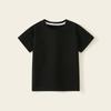 Camiseta infantil de algodão com manga curta em cores de doce para meninos e meninas nova camiseta de verão com manga curta jaqueta estilo western uma geração de cabelo