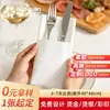Set de Cuchillo y Tenedor Desechables Transfronterizos con Servilletas Gruesas Libres de Polvo, Impreso con Logo, para Restaurantes Occidentales y Hoteles, Papel Plegable Tamaño Bolsillo Libre de Polvo