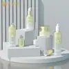 Botella de Esencia de Presión de 30ml Botella de Base Líquida 50g Botella Cuadrada de Vidrio para Crema Facial Loción Cosmética Botella de Set