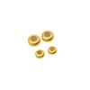 Vietnam oro silicona cuentas de posicionamiento cuentas ajustables fuerte retención de color galvanizado al vacío hecho a mano accesorios DIY pulsera pulsera cuentas espaciadoras