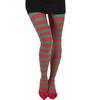 Medias Rayadas de Navidad Fiesta de Halloween Medias Rayadas Multicolor Fiesta Cosplay Disfraz Leggings