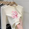 Nova Camisa Térmica Básica para Meninas Outono e Inverno 2025 Top Espesso com Manga Longa Estiloso Infantil Camiseta Primavera e Outono