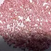 Tourmalina Rosa Natural Semitransparente Redonda de 1 mm a 3 mm Joyería con Piedras de Fondo Puntiagudo Facetado