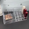 Estante de Almacenamiento de Escritorio de Acrílico Transparente de Múltiples Cajones Tipo Caja para Cosméticos Almacenamiento de Labiales, Brillos de Labios, Esmaltes de Uñas