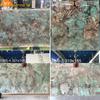 Mármol Verde Amazonas Natural Verde Lujoso Losas de Piedra Venta al por Mayor Procesamiento Alféizar de Ventana Mirador Piedra de Umbral Encimera Mesa