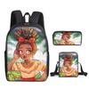 2021 Nueva Mochila Escolar Mágica Full House para Estudiantes Mochila de Poliéster Mochila Creativa Cómoda Bolso Estampado Estuche para Lápices