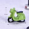 Motocicleta Triciclo Artesanías de Resina Vista Callejera Micro Vista Adornos DIY Regalos para Niños