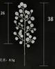 Ins Estilo Simples Peça Única Folhas de Pinheiro Artificiais Acessórios de Natal Polvilhadas com Folhas Douradas Arranjo de Flores Interno Adereços Decorativos para Fotos