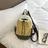 Mochila Ligera para Exteriores 2026 para Hombres y Mujeres Cierre de Cordón Bolso de un Solo Hombro Bloque de Color Bolso para Teléfono Cruzado Deportivo de Montañismo