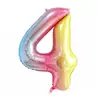 Globos de números 0-9 en degradado rosa de 40 pulgadas para fiesta de cumpleaños, decoración de fondo de escenario para reunión anual de empresa