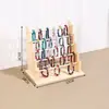 Estante de Madera para Guardar Diademas y Ligas para el Cabello, Organizador de Pulseras, Soporte de Exhibición para Pulseras, Colgador para Relojes y Joyería, Estante para Cuentas de Oración