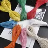 Cuerda de hilo de algodón encerado de 1 mm con cuentas de Buda, pulsera, cuerda de juego de texto, pulsera hecha a mano DIY, material para collar, línea trenzada hecha a mano