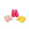 Nuevas Pantuflas de Felpa para Interior para el Hogar Otoño e Invierno Suelo de Madera Cálidas EVA Postparto Algodón Cixi