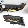 Adecuado para la modificación del ensamblaje de faros del Toyota Prado 2018-2021 con lente LED, intermitente y luces de circulación diurna