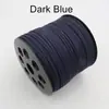 10m / Pacote Corda de Veludo Dupla Face Veludo Coreano Acessórios para Pingente DIY Pulseira Trançada de 2,5mm Colar Corda de Couro