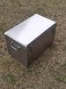 Caja de herramientas de acero inoxidable 304 con ruedas engrosada pequeña grande caja de herramientas de ferretería caja de almacenamiento caja de almacenamiento