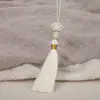 Marcador de página con borla de nudo chino antiguo de 7 cm, decoración para ropa, borla, accesorios DIY, venta al por mayor