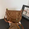 Bolsas para Mulheres, Versáteis para Uso Diário, de Alta Qualidade, Luxo Acessível, Bolsas de Mão de Camurça de Nicho, Bolsas Tote Pequenas, Bolsas Transversais de Ombro Femininas