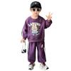 Conjunto de Otoño para Niño Pequeño, Traje Elegante para Niño, Conjunto de Dos Piezas de Sudadera y Pantalones Street Casual de Moda, Conjunto de Otoño Temprano Estilo Coreano para Niños
