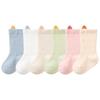 Meias de Terry Espessas de Inverno para Bebês, Recém-nascidos e Crianças Pequenas, Meias Sem Costura com Veludo Coreano e Orelhinhas