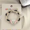 Nova Coleção Coreana de Scrunchies Plissados de Renda com um Toque de Luxo, Acessório de Prendedor de Cabelo Simples e Moderno com um Toque de Elegância